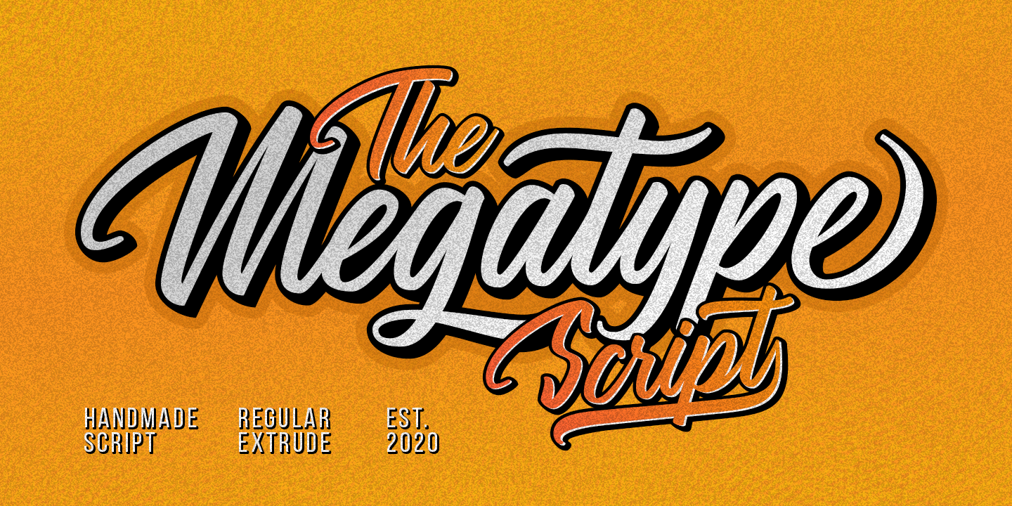 Шрифт Megatype Script